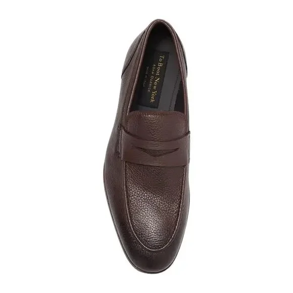 To Boot New York Deville Leather Penny Loafer - Wood sz  display picture 3